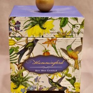 Michel Design Works 14 oz Hummingbird Soy Wax Candle Jar scent Wild Orchids